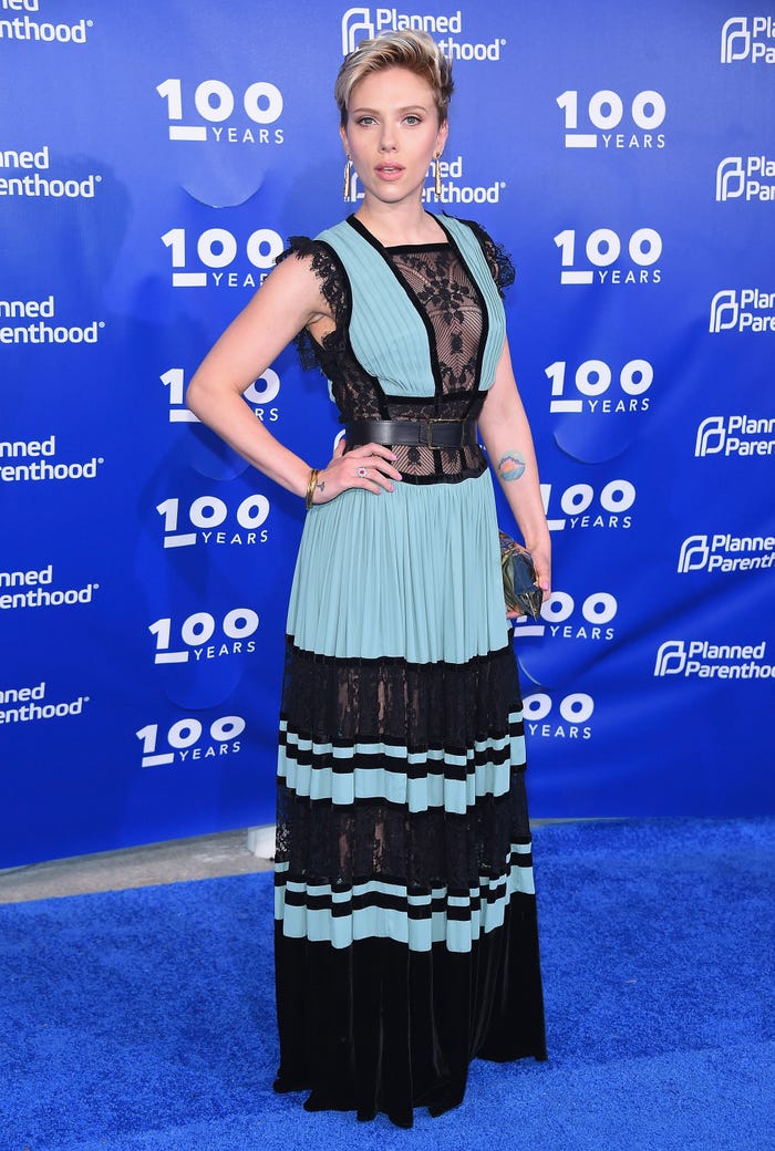 Scarlett Johansson attends the Planned Parenthood 100th Anniversary Gala