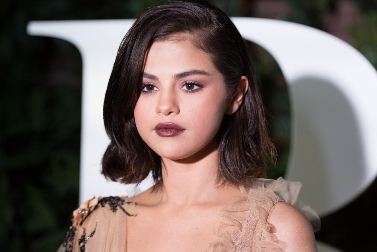 Selena Gomez in Rodarte Naked Dress at #BoF500 Party - Selena Gomez Red  Carpet Style