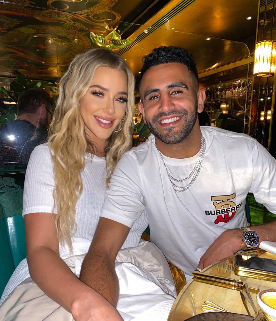 Taylor Ward, Riyad Mahrez's wife was another that loved the pictures